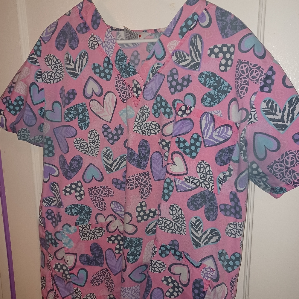 Scrub top 2xl